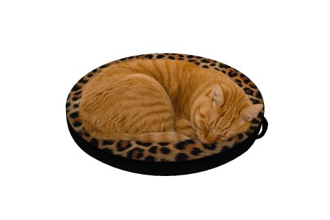 Legowisko dla KOTA /Materac z elastycznej pianki Ring 40 cm Panterka