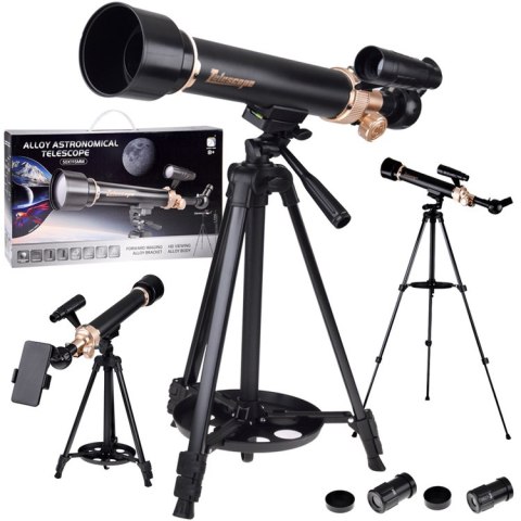 Luneta Teleskop astronomiczny 30x/60x 500mm + statyw i akcesoria ES0028