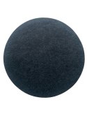 Podkładka filcowa na stół Koło fi 33 cm - antracytowa , dekoracyjna, odporna na ciepło, Bertoni