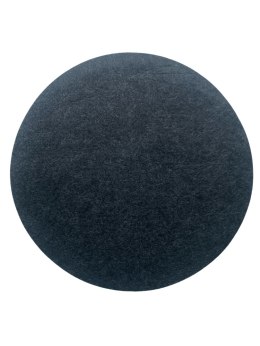 Podkładka filcowa na stół Koło fi 33 cm - antracytowa , dekoracyjna, odporna na ciepło, Bertoni
