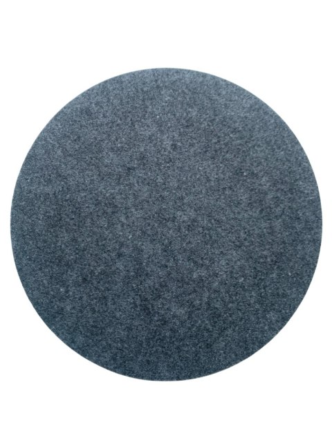 Podkładka filcowa na stół Koło fi 33cm - szara, dekoracyjna, odporna na ciepło, Bertoni