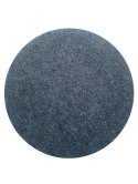 Podkładka filcowa na stół Koło fi 38cm - szara, dekoracyjna, odporna na ciepło, Bertoni