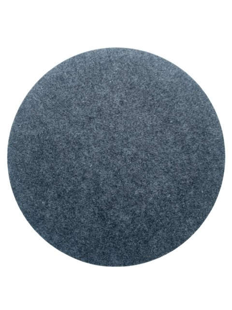 Podkładka filcowa na stół Koło fi 38cm - szara, dekoracyjna, odporna na ciepło, Bertoni