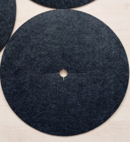 Zestaw krążków przeciwchwastowych 3 szt. ściółkowanie grafit fi 33 cm