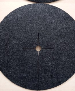 Zestaw krążków przeciwchwastowych 6 szt. ściółkowanie grafit fi 21 cm