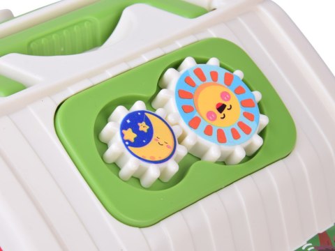 Interaktywny domek edukacyjny farma klocki odgłosy zwierząt sorter ZA5956