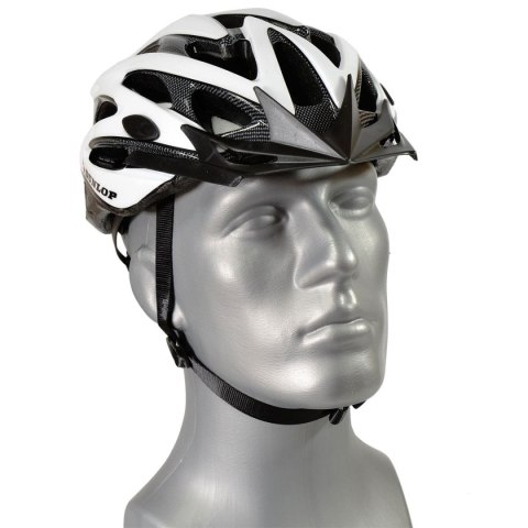 KASK ROWEROWY REGULOWANY DUNLOP MTB R.L (58-61CM) BIAŁY PERŁOWY