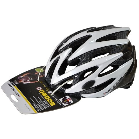 KASK ROWEROWY REGULOWANY DUNLOP MTB R.L (58-61CM) BIAŁY PERŁOWY