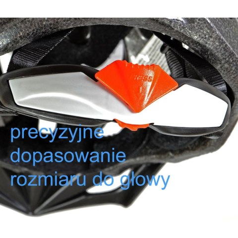 KASK ROWEROWY REGULOWANY DUNLOP MTB R.L (58-61CM) BIAŁY PERŁOWY
