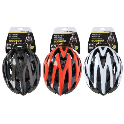 KASK ROWEROWY REGULOWANY DUNLOP MTB R.L (58-61CM) BIAŁY PERŁOWY