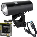 LAMPKA ROWEROWA PRZEDNIA LED USB-C CERTYFIKAT 2 TRYBY DUNLOP