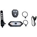 LAMPKA ROWEROWA TYŁ Z SYGNALIZATOREM LED ŁADOWANIE USB DUNLOP