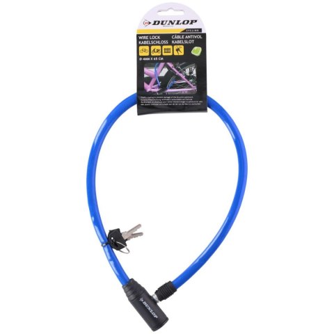 ZAPIĘCIE ROWEROWE LINKA ZAMEK 0.4x65CM NIEBIESKIE DUNLOP