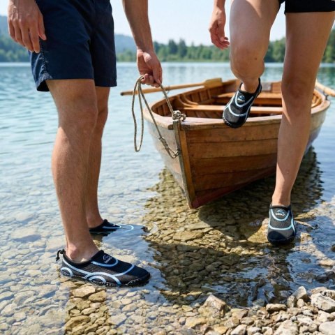 BUTY DO WODY WOMAN BLACK/BLUE R.39