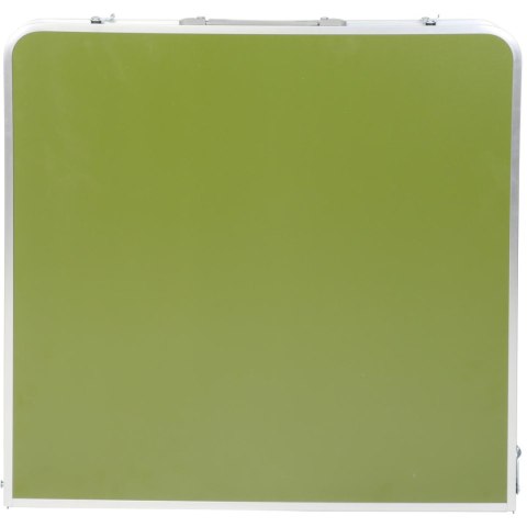 STOLIK TURYSTYCZNY SKŁADANY KEMPINGOWY 120X60X70/62/55CM + 4 KRZESŁA ZIELONY