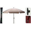 PARASOL OGRODOWY 185CM SZARY