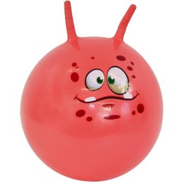 PIŁKA DO SKAKANIA Z ROGAMI 45CM RÓŻOWA