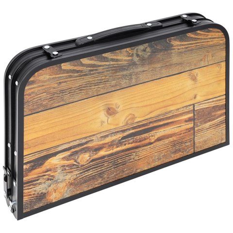 STOLIK TURYSTYCZNY SKŁADANY KEMPINGOWY 60X45X25/56CM DREWNO