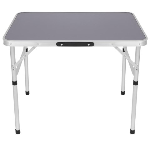 STOLIK TURYSTYCZNY SKŁADANY KEMPINGOWY 75X55X25-59CM SZARY