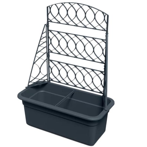 DONICZKA Z PERGOLĄ BLOMA 60CM ANTRACYT