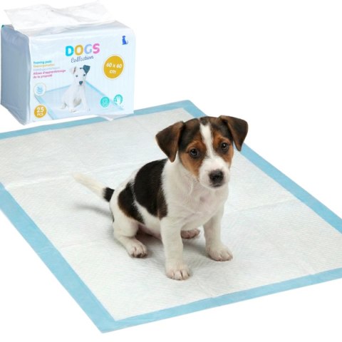 PODKŁAD TRENINGOWY HIGIENICZNY DLA PSA 60x60CM 25SZT DOGS COLLECTION