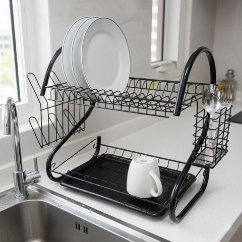 SUSZARKA DO NACZYŃ MR-1025-53 MAESTRO CZARNY