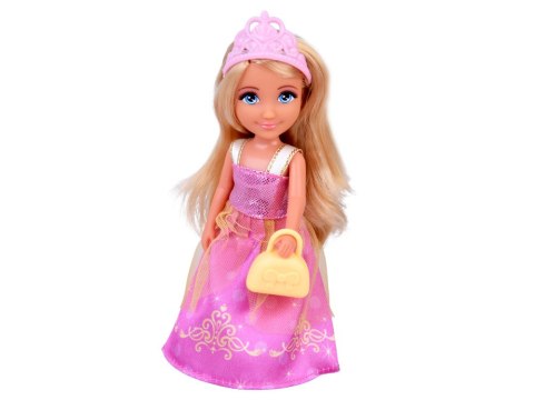 Ankiki Mini Lalka z Karoca - Mała Księżniczka w Różowej Sukience ZA6007