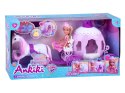Ankiki Mini Lalka z Karoca - Mała Księżniczka w Różowej Sukience ZA6007