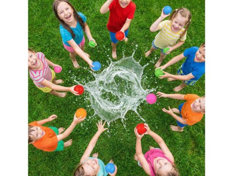 Kolorowe Bomby Wodne 6 szt Piłki do Zabawy i Bitwy Wodnej w Basenie ZA6133