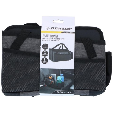 ORGANIZER SCHOWEK TORBA NA TYLNY FOTEL SAMOCHODOWY 30X20X19CM DUNLOP