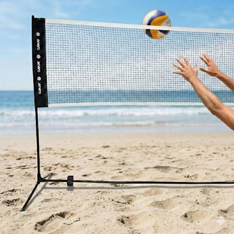 SIATKA I STELAŻ DO GRY W BADMINTONA 5X1.55M POKROWIEC ENERO