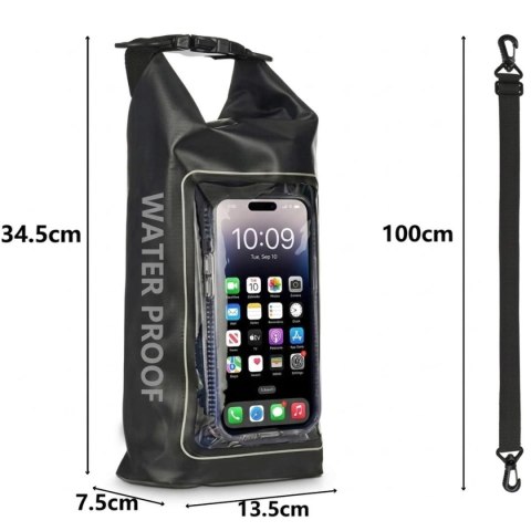 WOREK WODOSZCZELNY NA TELEFON CZARNY 5 L REDCLIFFS