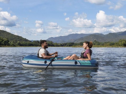 Bestway Dmuchany ponton TREK X2 do 250kg 232x118cm + wiosła i pompka 61153