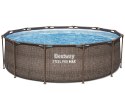 Bestway basen Stelażowy 366x100cm 9w1 rattan 56709