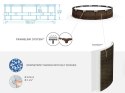 Bestway basen Stelażowy 366x100cm 9w1 rattan 56709
