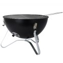 GRILL TURYSTYCZNY KOCIOŁEK KULISTY 34x37CM CZARNY