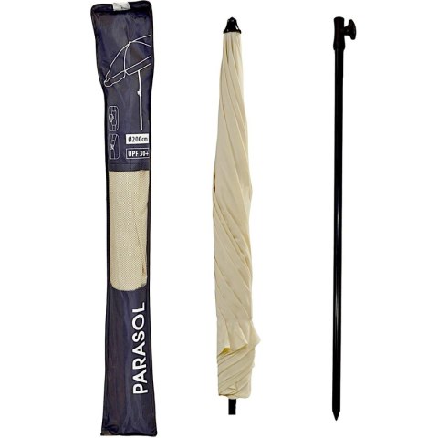 PARASOL OGRODOWY 185CM KREMOWY