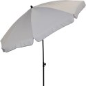 PARASOL OGRODOWY 185CM POPIELATY
