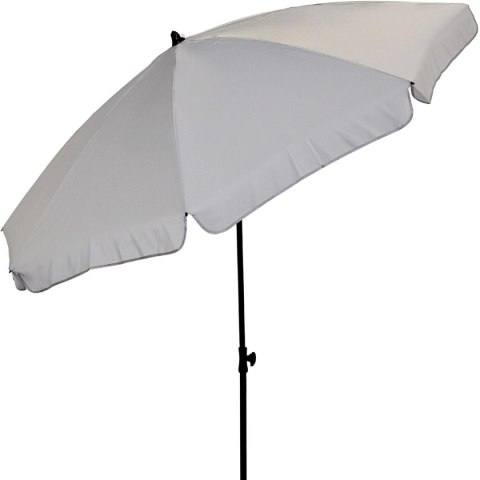 PARASOL OGRODOWY 185CM POPIELATY