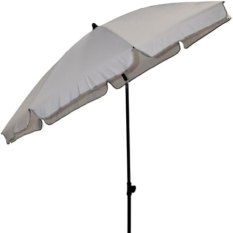 PARASOL OGRODOWY 185CM POPIELATY