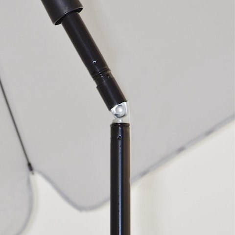 PARASOL OGRODOWY 185CM POPIELATY