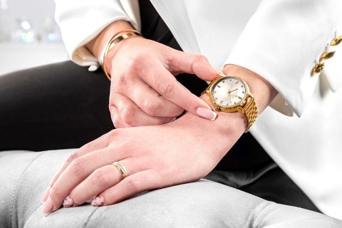 Zegarek Damski Giewont Sapphire Różowe Złoto GW7370-B3