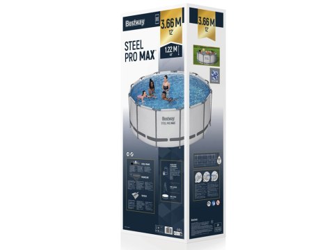 Bestway Basen STELAŻOWY 366x122cm 11w1 56420