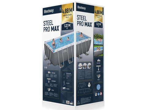 Bestway Basen STELAŻOWY 488x244x122cm 9w1 56671