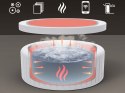 Bestway Lay-Z-Spa Carrara AirJet 6 hydromasaż 4-6os WiFi aplikacja 6001V