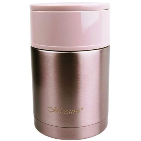 TERMOS OBIADOWY MAESTRO MR-1636-80 0,6L RÓŻOWY