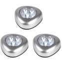 ZESTAW 3 LAMPEK PUSH LIGHT LED NA BATERIE GRUNDIG