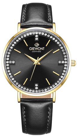 Zegarek Damski Giewont Sapphire Złoto Czarny GW5390-A4