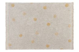Lorena Canals Dywan bawełniany Hippy Dots Natural Honey 120 x 160 cm
