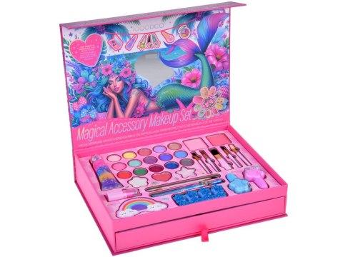 Duży zestaw piękności SYRENKA Cienie Lakiery Spinki Gumki do włosów ZA5574